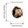 1pc Creative Mouse Hole Wall Sticker, A Cute Mouse Design That Peeks Through A hole, Used for Fun Home Decoration in Living Room