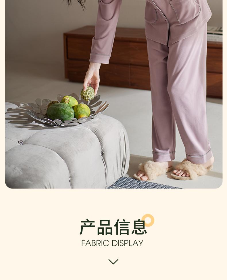 Xuan Liang Pajamas Women's Spring and Autumn Collection Pure Cotton Long Sleeve New Casual Simple Cotton Home Furnishing Set