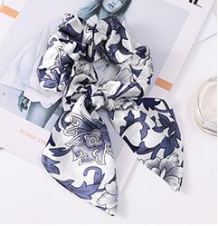 Hot Summer Mulberry Silk Hair Tie Large Satin Fabric Scrunchies Hair Band Woven Bow Hair Rope for Women