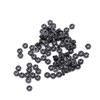 100pcs Din934 M2 M5 Black Zinc Plated Carbon Steel Metric Thread Hex Hexagonal Nuts