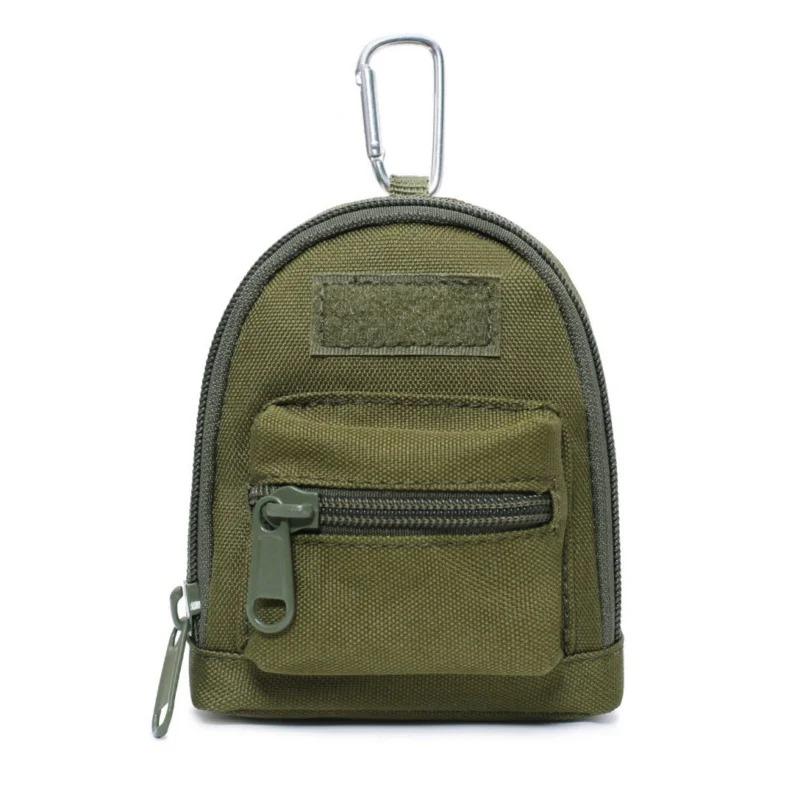 

Tactical Wallet EDC Molle Pouch Portable Key Case Outdoor Sports Coin Purse Hunting Bag Zipper Pack Multifunctional Bag армія зелений колір