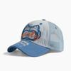 Korean Style Children's Quick-Dry Mesh Baseball Cap - Embroidered, Breathable, Sun-Protective, Fashionable for Boys and Girls