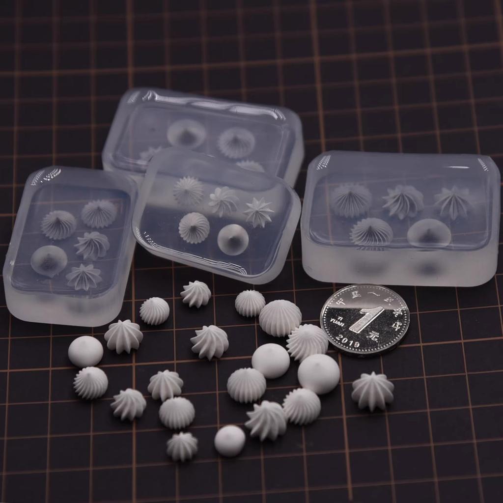Crafting Mold Small Accessories Moulds for Small Cream Beads Used in Handmade Earrings Necklaces Dollhouses Decorations