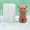 Silicone Mold Clay Craft Moulds Candle Making Moulds Cute Cat Shape Figure Mold Perfect Gift for Hand-Making Enthusiasts