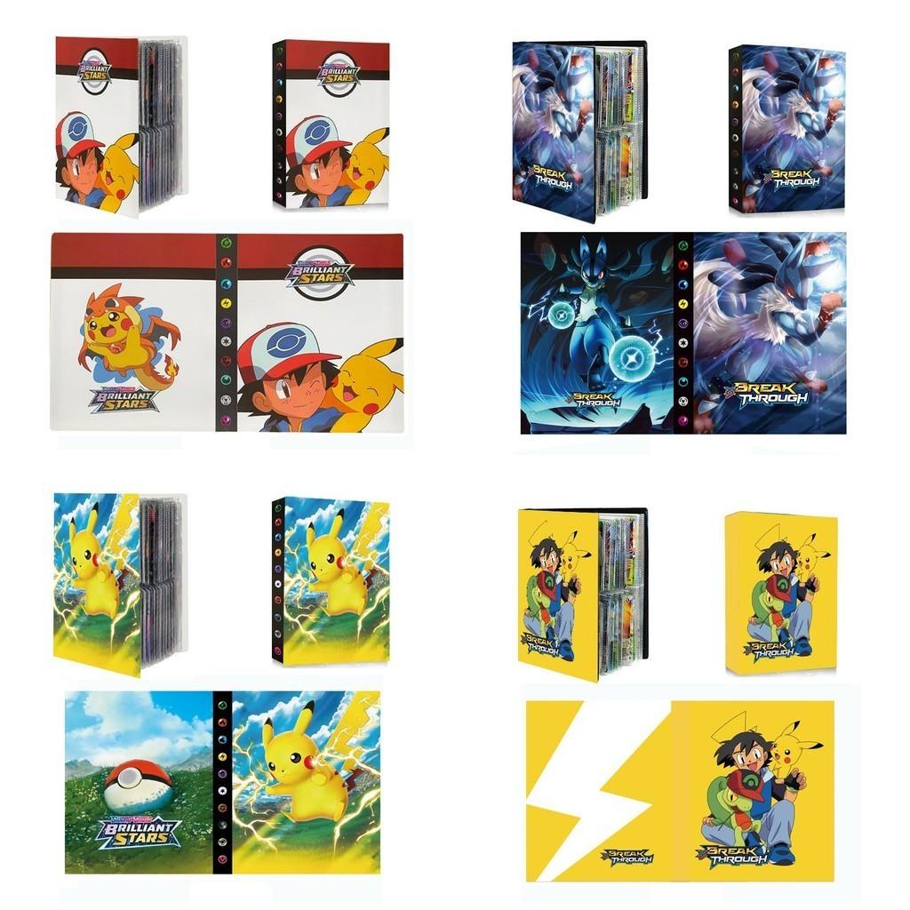 Colorful Waterproof Pokémon Trading Card Album Collection Book Holder With Large Capacity