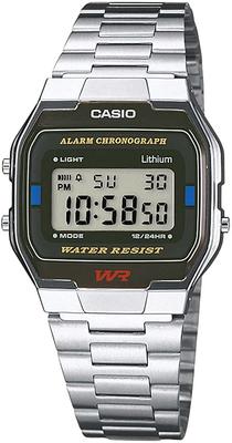 Digital Watch Vintage Series Silver Overseas Model [Casio] A163WA-1QES Men's, Women's, Kids