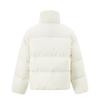 Li-Ning Hot Pot Down Jacket Series Water-Resistant Stand Collar Letter Print Warm Casual Versatile Zipper Short Winter Down Jacket AYMU478-1