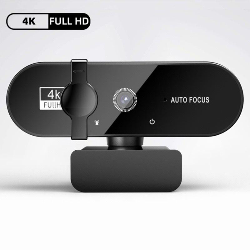 4K Auto-Focus Webcam for Online Classes and Live Streaming