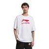 Li Ning Badminton Collection T Shirt Unisex Standard White ATSU493-2