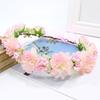 Flower Wreath Headbands Flower Crown Bride Hairband Fashionable Hair Accessories for Holiday Festivals and Parties