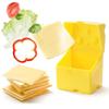 Creative Sliced Cheese Container Lightweight Cheese Holder Box  Kitchen Gadgets
