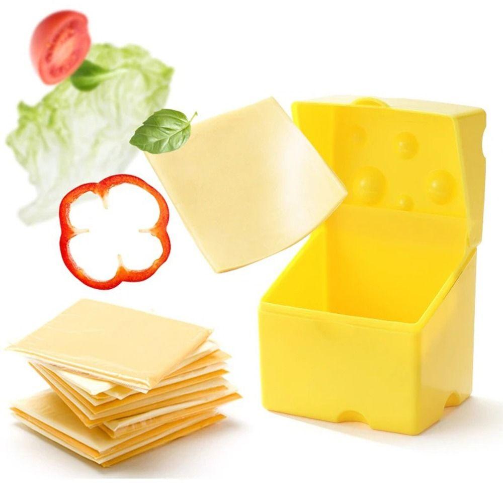 Creative Sliced Cheese Container Lightweight Cheese Holder Box Kitchen Gadgets