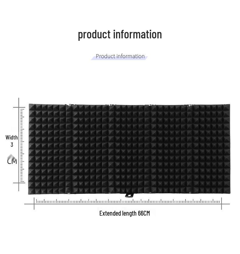 Drei-Tür-/Fünf-Tür-Schallisolationsschirm für Studiomikrofone - Geräuschreduzierung Windschutzhülle