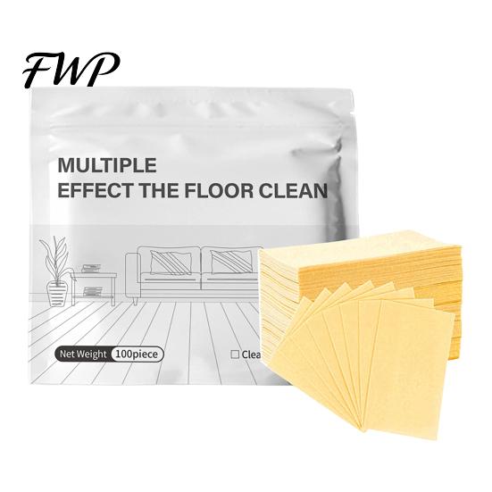 Wooden Floor Cleaning Tablets 100Pcs Tablets, Fragrance Retention Cleaner, Hard Cleaner Multi-Surface for Ceramic Tiles Wood Marble Floors 100pcs жёлтый