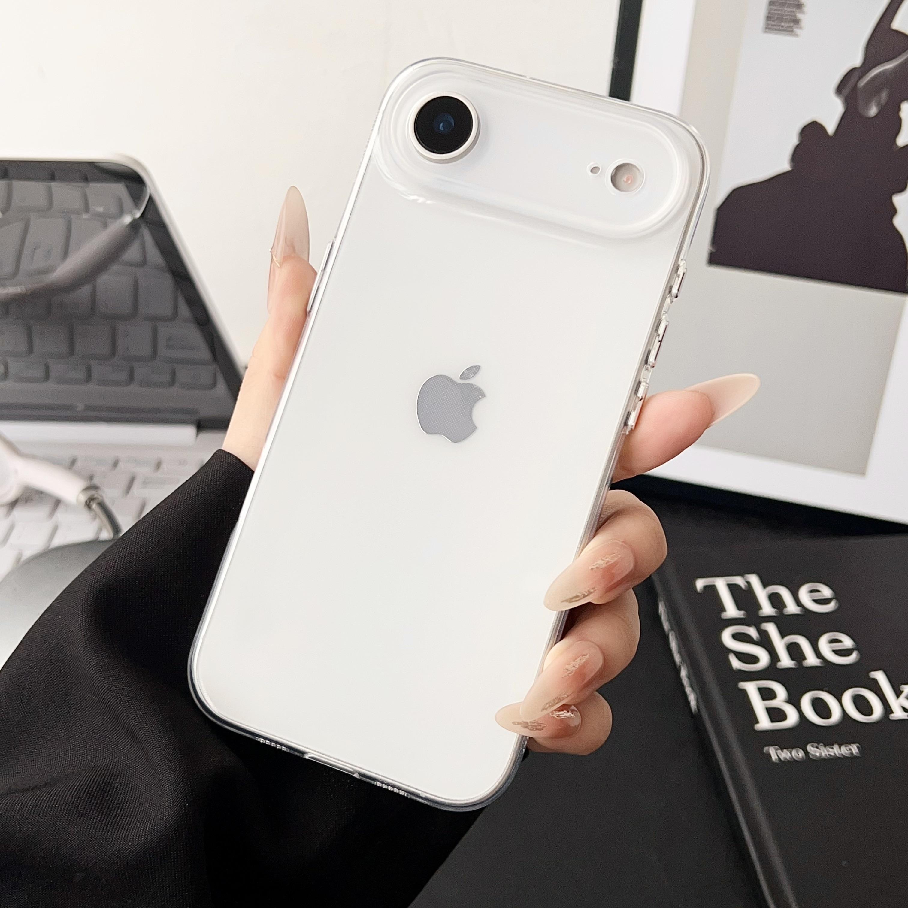 

HD Transparent Armor Phone Case For iPhone 17 Air 16 16E 15 14 13 12 11 Pro X XS XR Max 8 7 Plus Shockproof Clear Soft Cover iPhone 15 Pro
