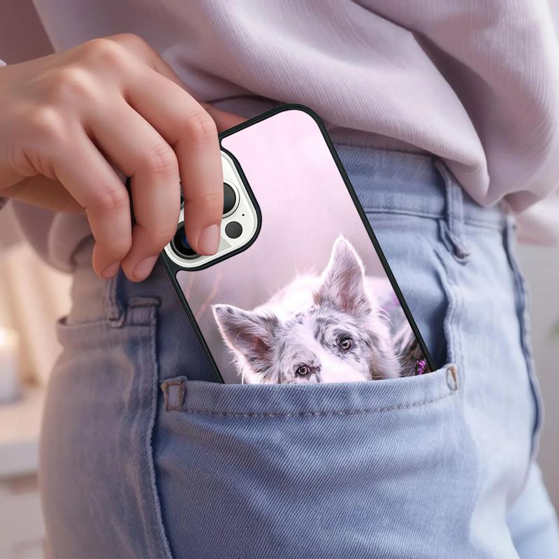 Border Collie Dog Phone Case For iPhone 17 Air 15 16e 14 13 Pro Max Coque 12 11 Pro Max PLUS cover