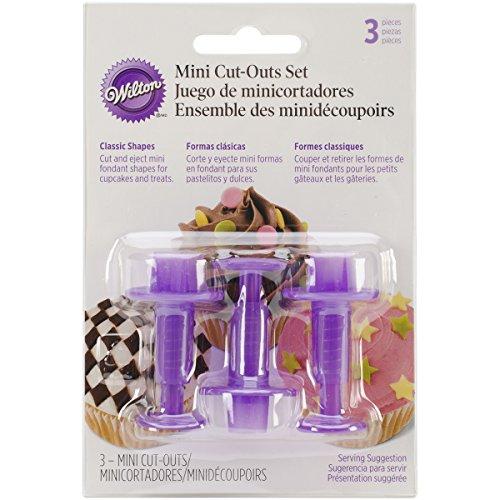 

Формочки Wilton Fondant из 3 частей, классические, мини