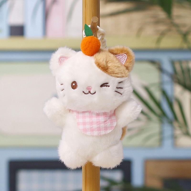 Plush Cat Pendant Toy With Cotton Filling For Kids And Collectors