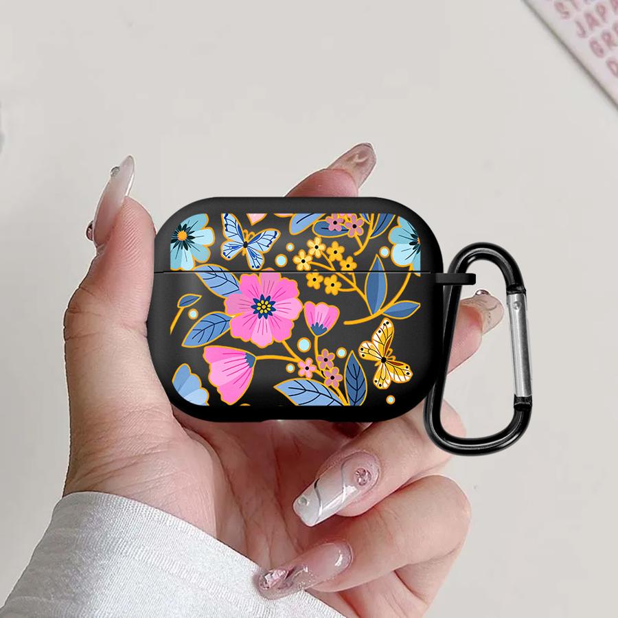 Cartoon Blume Kopfhörerhüllen Schutzhülle Für Airpods 3 2 Pro2 Pro3 4 Pro 1