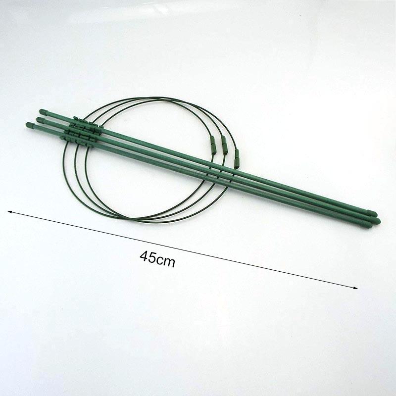 Uchwyt do roślin ogrodowych Stojak na pnącza Podpora do roślin w doniczkach Stal powlekana tworzywem Sztucznym Kratka dekoracyjna na warzywa