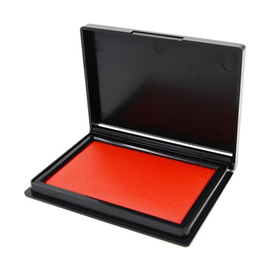 Reusable Stamp Pad Portable Ink Pad with Quick-Drying Ink Works with Rubber Metal And Wood Stamps Felt Pad for Office And Crafting