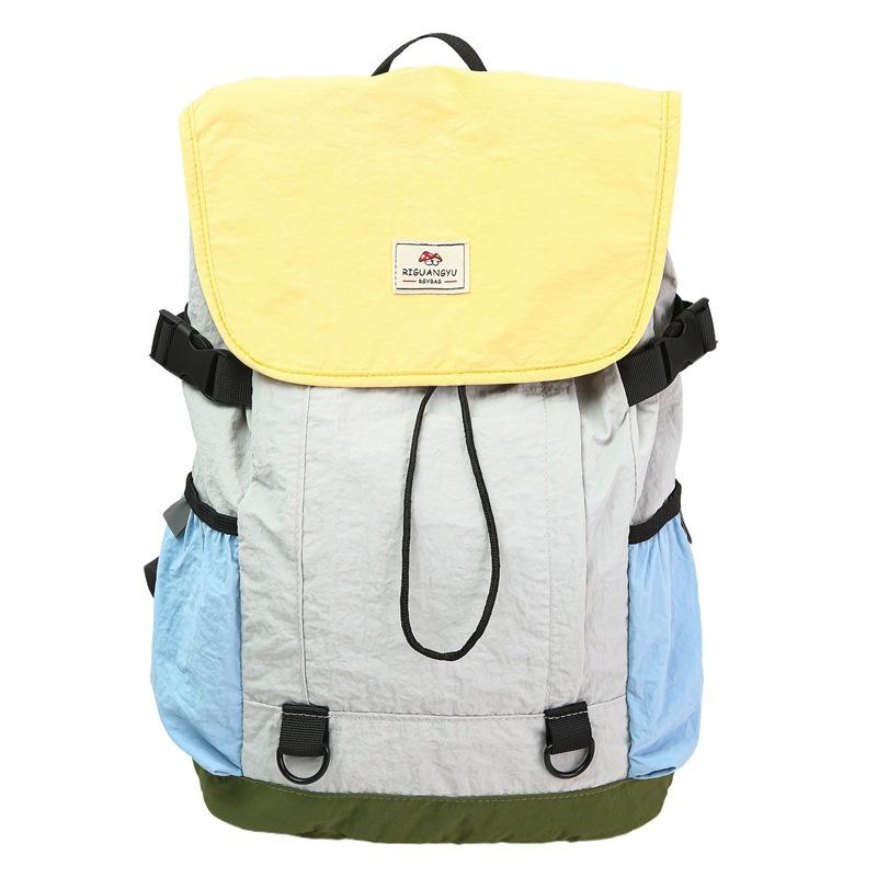 Schoolbag Light Hiking Hiking Bag Outdoor Sports Travel Bag Contrasting Color Design Commuter Backpack Leisure Travel Backpack