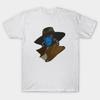 Men Black Print T-shirt Cad Bane No-Cut Transfer Paper Print Cotton Tshirt