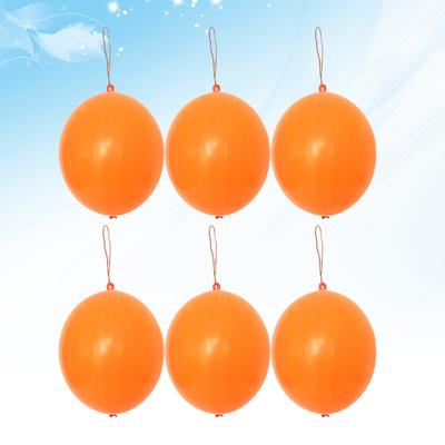 10 Globos de Punch de Látex Neón Vibrante con Asas Elásticas Fáciles de Golpear para Fiestas de Cumpleaños Infantiles
