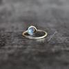 Moonstone Ring 925 Sterling Silver Ring Blue Sheen Gemstone Ring Dainty Handmade Ring Daily Wear Ring Bridesmaid Ring Gift for Her