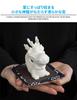 AirAkl White Dragon Figurine Pair, Porcelain, Year of the Dragon, Entrance Decor, Feng Shui Good Fortune, Includes 2 Straw Mats