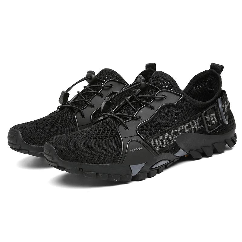 2025 Men Aqua Shoes Outdoor Breathable Beach Shoes Lightweight Speed Interference Water Shoes Women Sports Water Camping Sandals