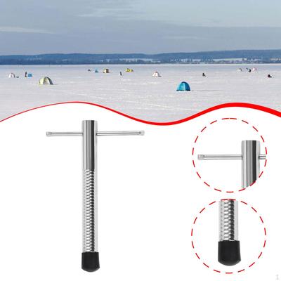 Eisangelzeltanker, Zeltpflock, Hochleistungsfähig, Robuste Gewindeausrüstung aus Edelstahl