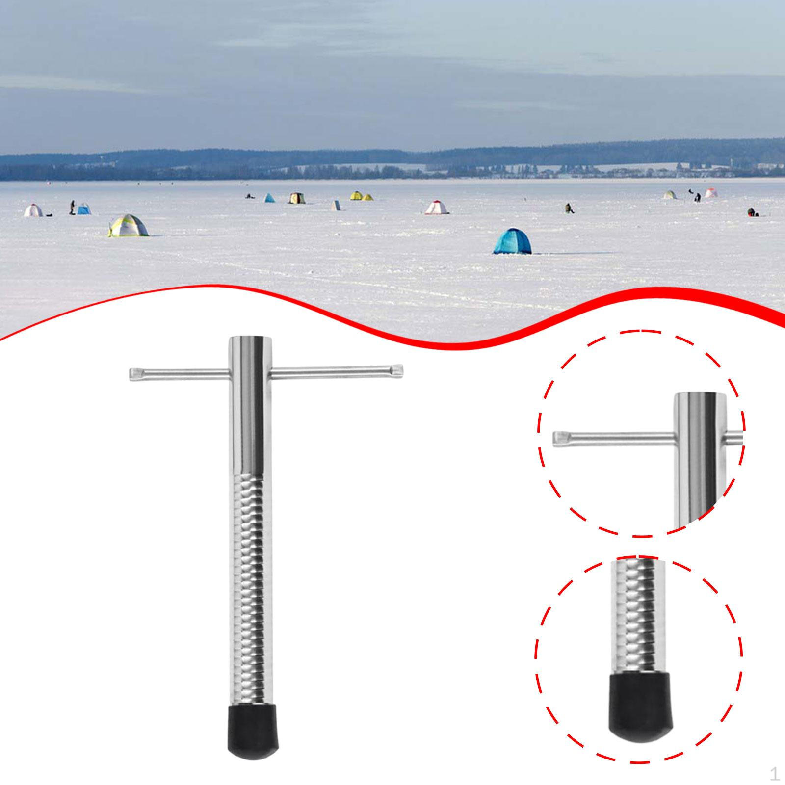 

Якорь для палатки для подледной рыбалки, Колышек для палатки, Сверхпрочный, Нержавеющая сталь Прочное резьбовое снаряжение