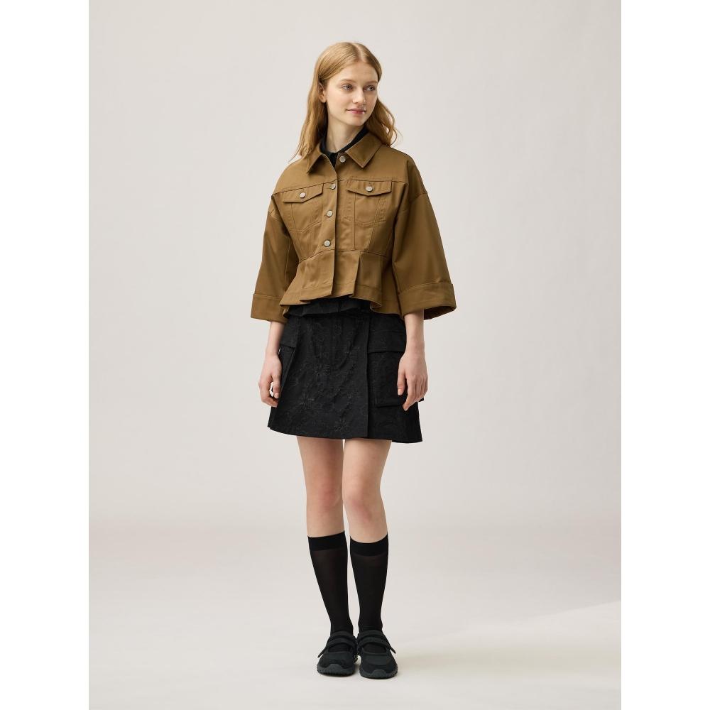 GU by Uniqlo Peplum Blouson By Rokh