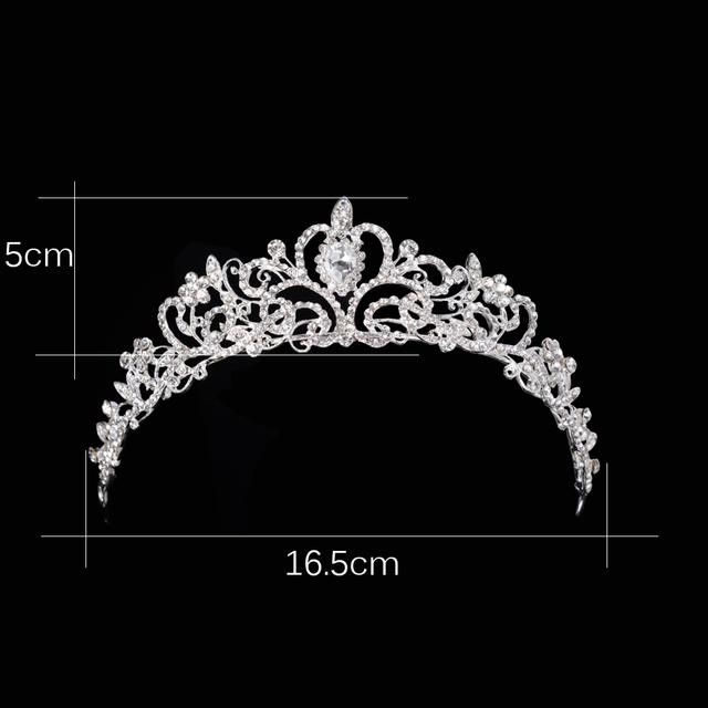 Große Königin Prinzessin Krone Diadem Grün Rot Strass Kopfschmuck Kopf Kristall Tiara Braut Hochzeit Haarschmuck Accessoires
