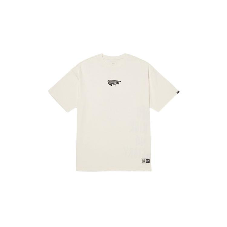 Vans x Коллекция азиатских артистов Футболка BOLIN Унисекс Белый VN000J2WFS81 L