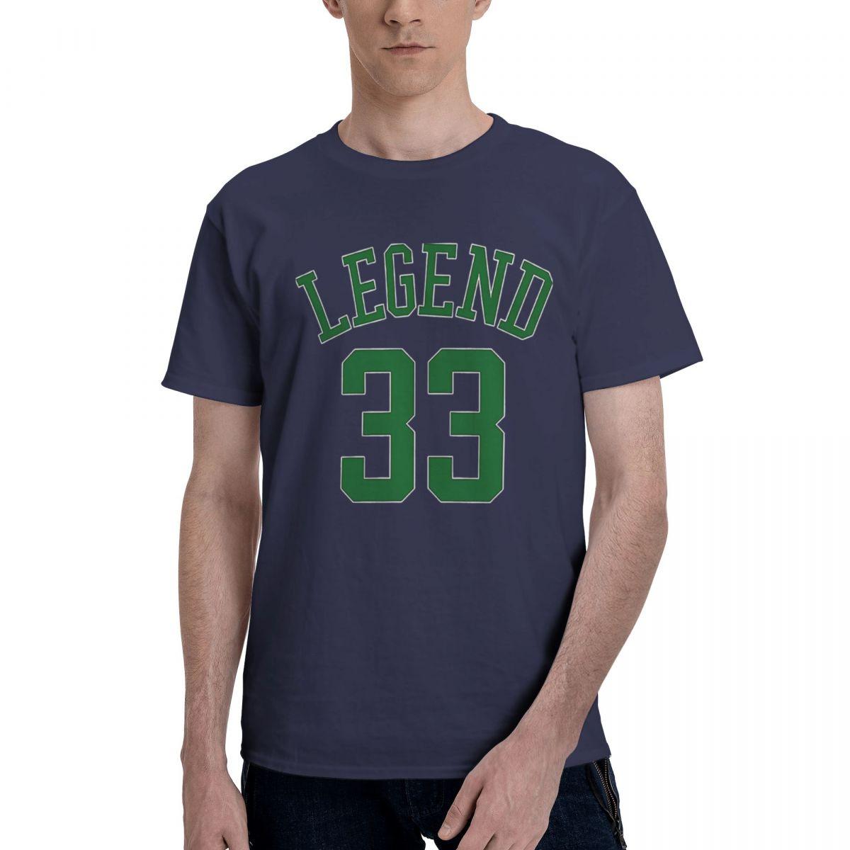 

Larry Legend Bird Jersey 100 Cotton Casual Breathable Confortable Tshirt Mens Clothing Brands Man Clothes 4XL