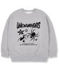 UNION GARMENTS Starspider Fleece-Lined Oversized Sweatshirt Gray