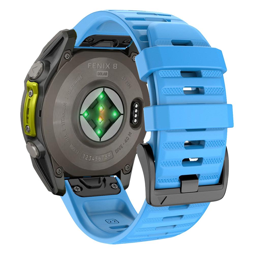 Pulseira de Relógio 22mm 26mm Para Garmin Fenix 8 Pro E 47mm 51mm/6 6X 7 7X Solar/Epix/Tactix/quatix/Instinct 3 Pulseira de Silicone