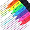 Large Capacity Eye-Safe Fluorescent Highlighter Pen for Students and Drawing Journals