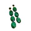 Vintage Silver Needle Zircon Earrings – Retro Luxury Court Style Studs.
