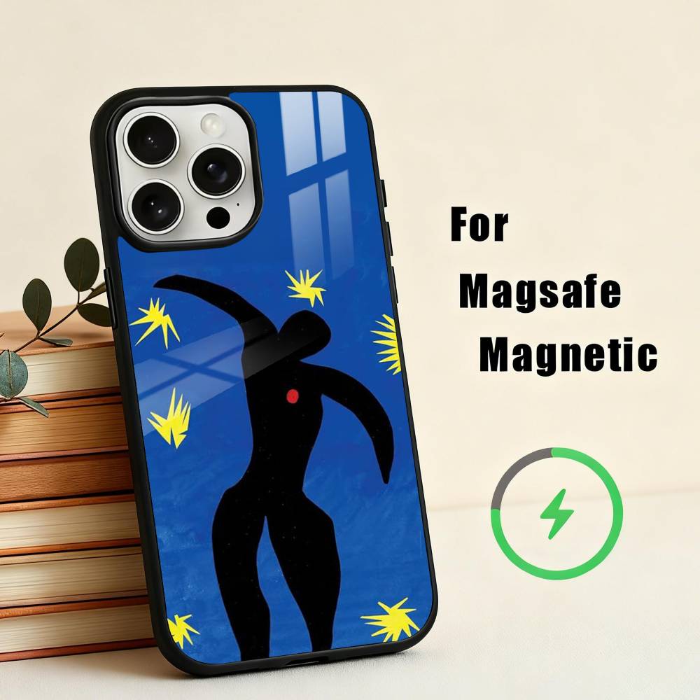 H-Henri M-Matisse Art PaI  Phone Case For iPhone17,16,15,14,13,12,11 Plus,For Magnetic Wireless Charge Cover