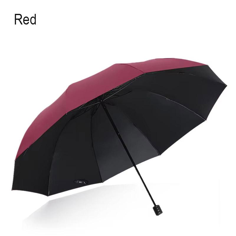 130cm/51.18 Inch Ten-bone Umbrella Waterproof Windproof Manual Large Umbrellas Reinforced UV Protection