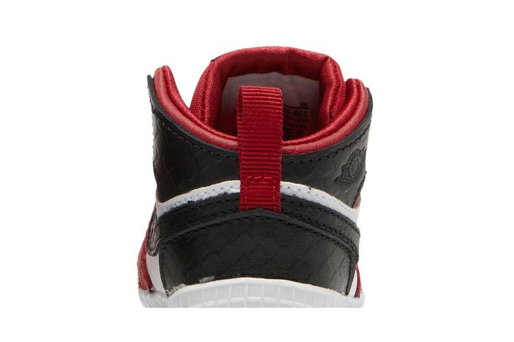 Kids' Sneakers Nike Jordan 1 Crib Bootie Satin Snake Chicago (I) Gym Red/White-Black