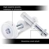 8Pcs Pivots Hinge Top Guide Wheel Spring Loaded Bifold Door Hardware Bifold Closet Door Repair Kits Rust Resistant