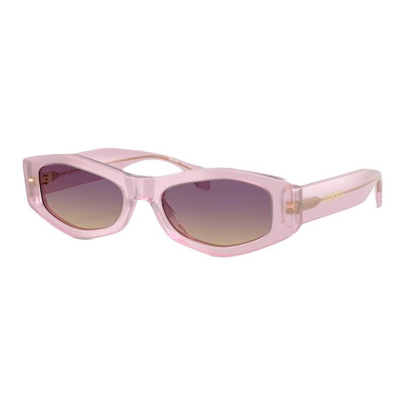 Versace Iconic Logo Acetate Irregular Sunglasses Women's Pink 24714610 O4487-O55137054_ONUL-pink 54