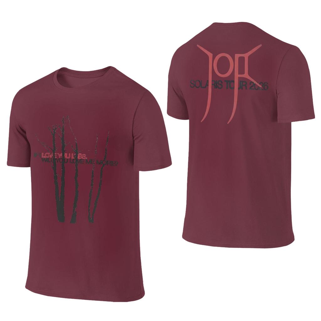 Joji Love You T-Shirt Unisex Baumwolle Crazy T-Shirts Rundhals T-Shirt Kurzarm Kleidung Geschenkidee