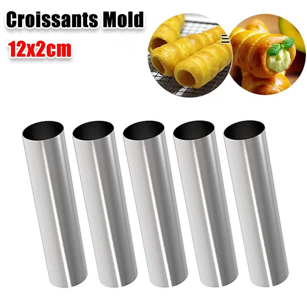 DIY Sahnehornform Wiederverwendbare Kuchenbackformen Modische Croissantform
