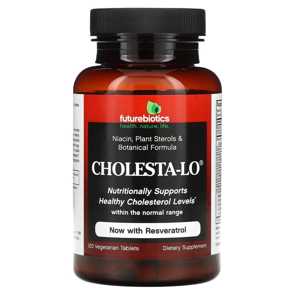 

FutureBiotics Cholesta-Lo Veggie Capsules, 120 Count 120 pcs - 1 ea