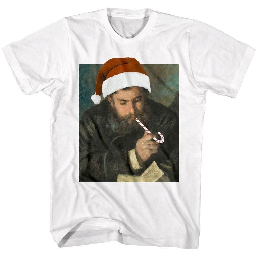 Claude Monet at Christmas Men T Shirt XXXXL